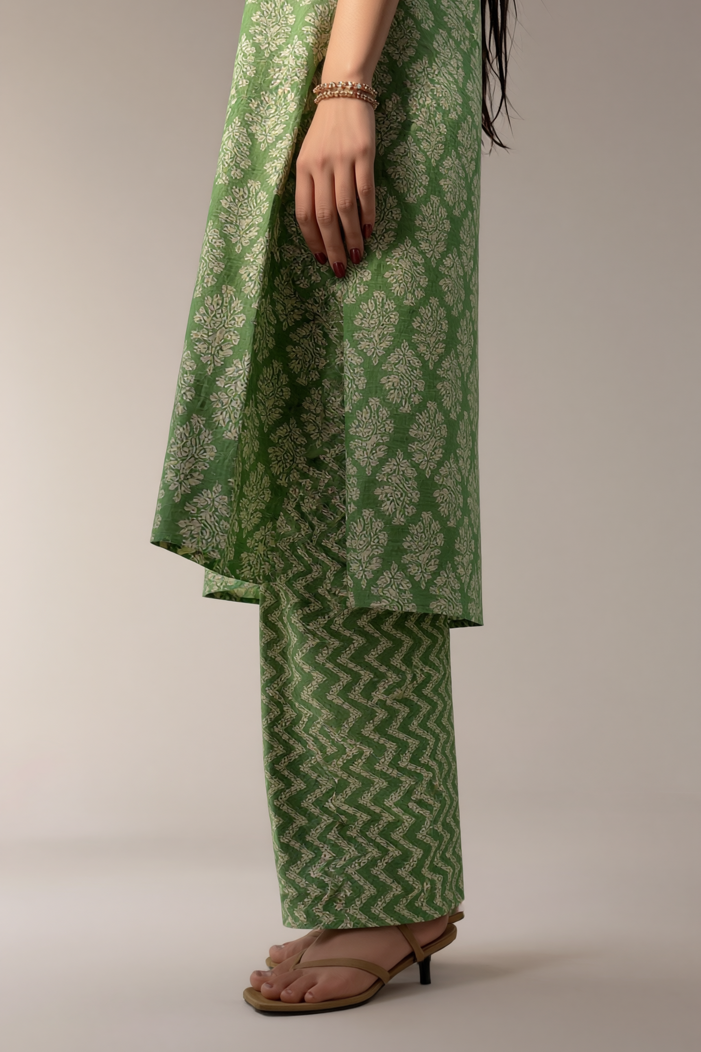 Verandah Green Kurta Set