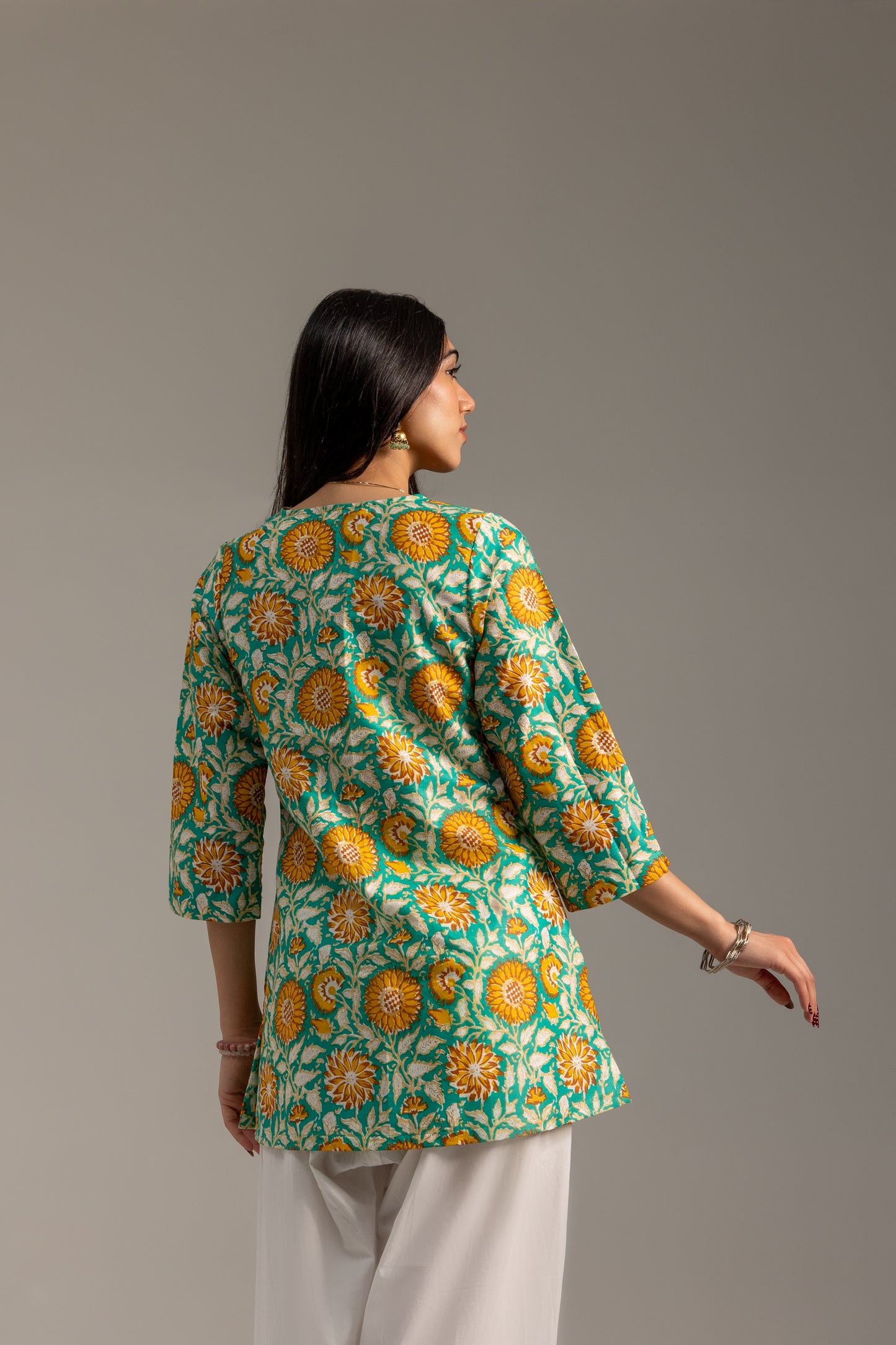 Noor Green Kurti