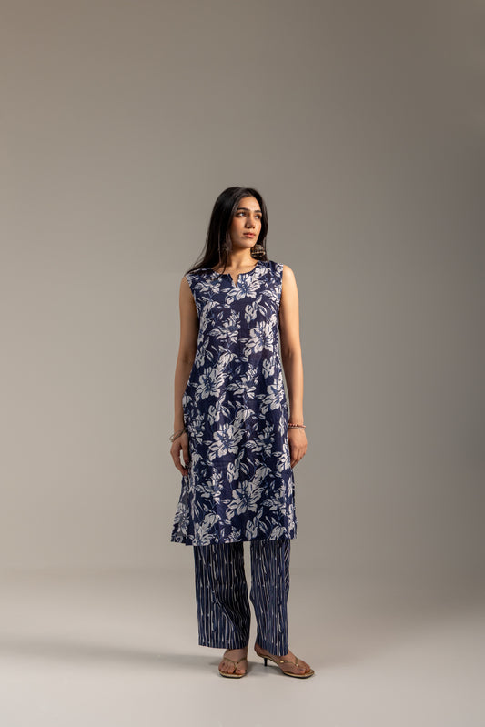 Mausam Indigo Kurta Set