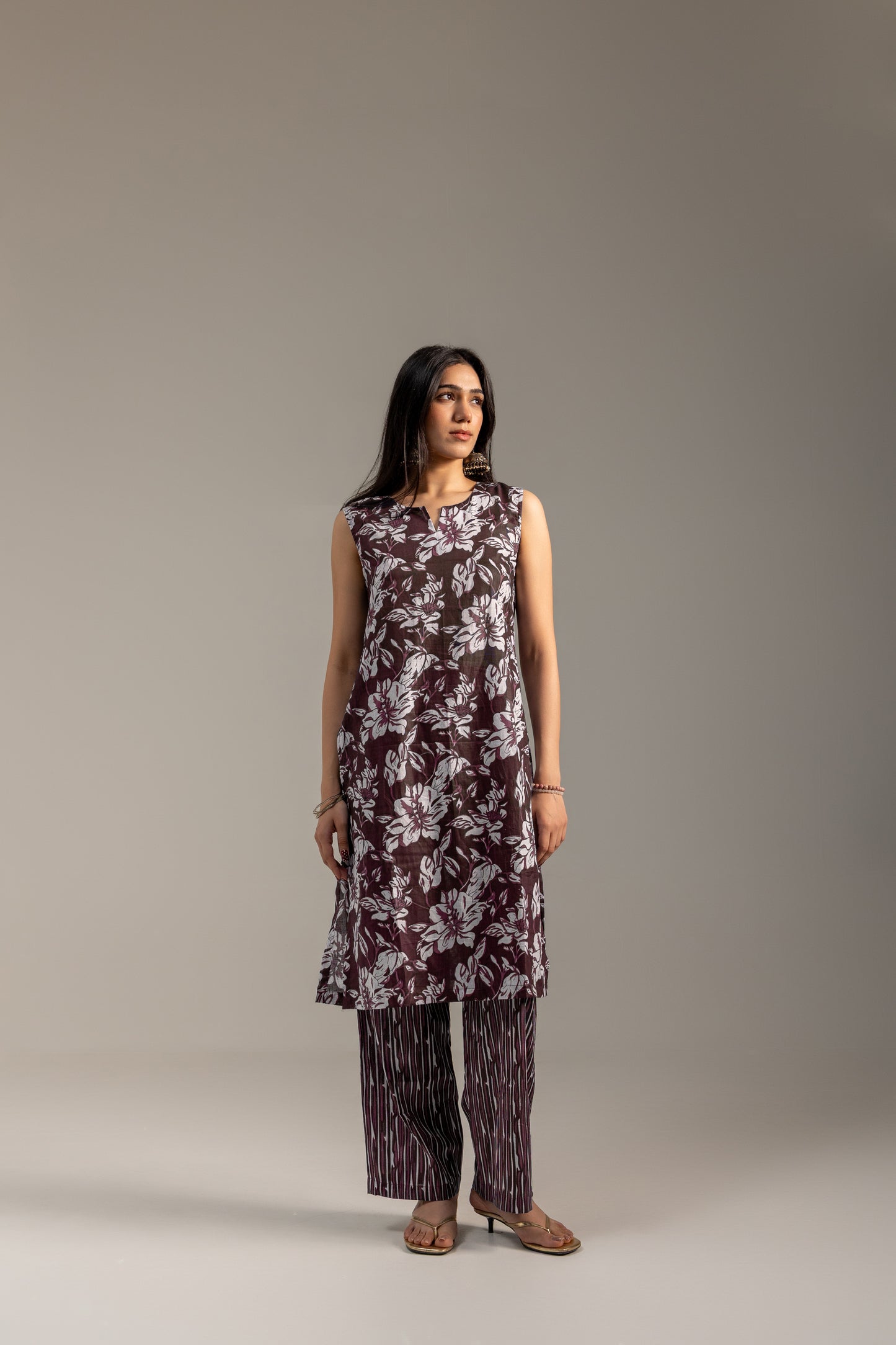 Mausam Mocha brown Kurta Set