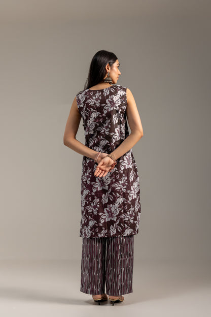 Mausam Mocha brown Kurta Set