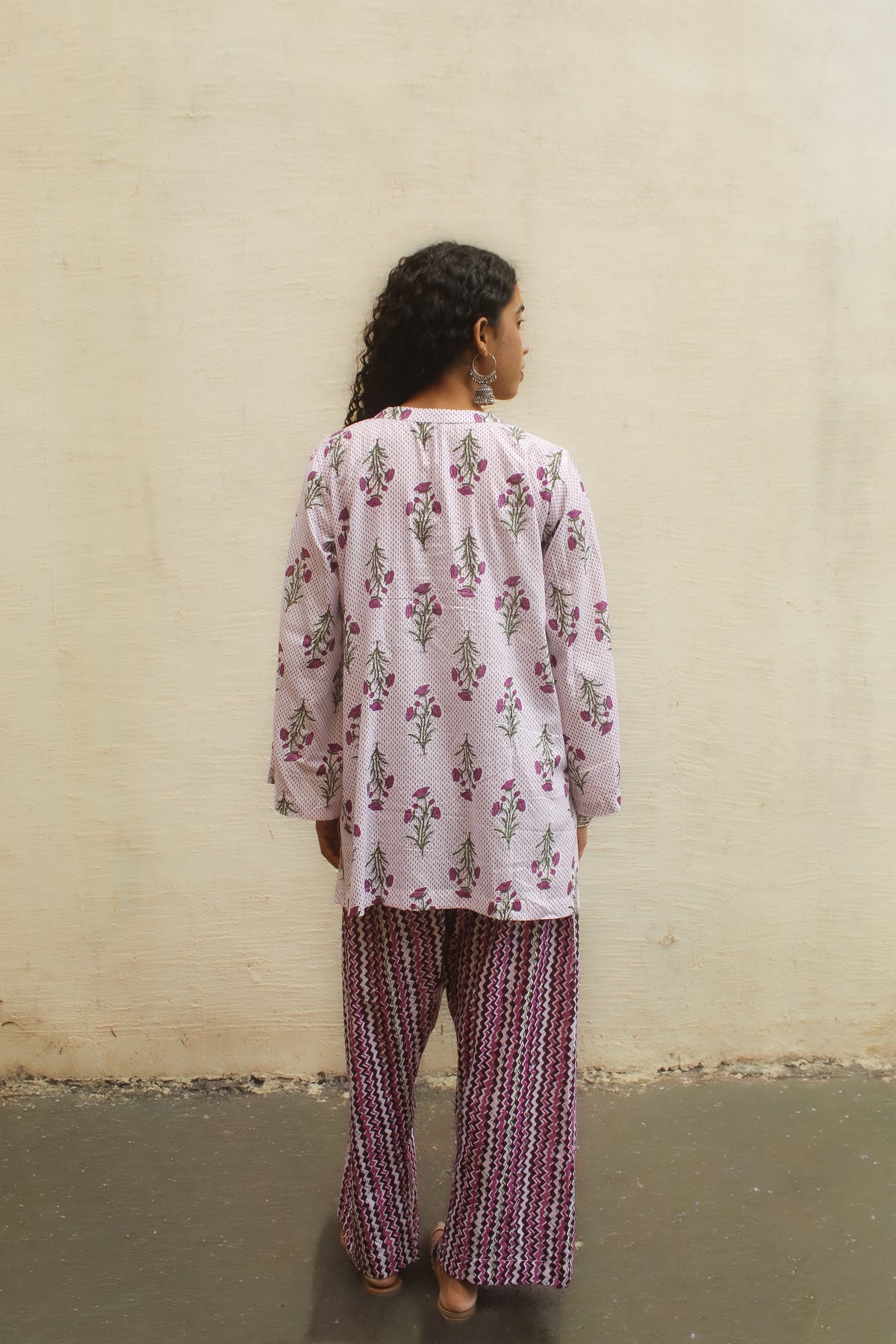Utsav Farshi Salwar Set with Dupatta - Purple