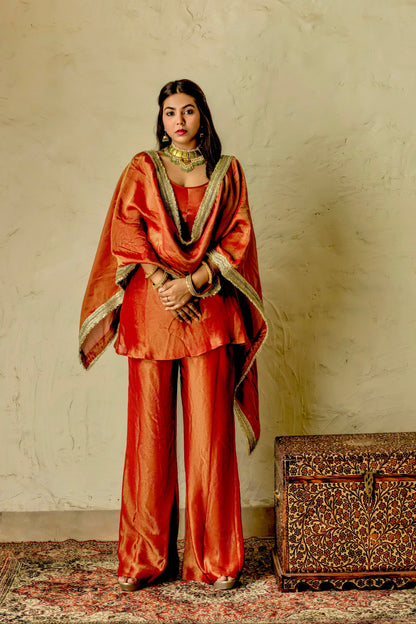 Jashn Red Suit Set