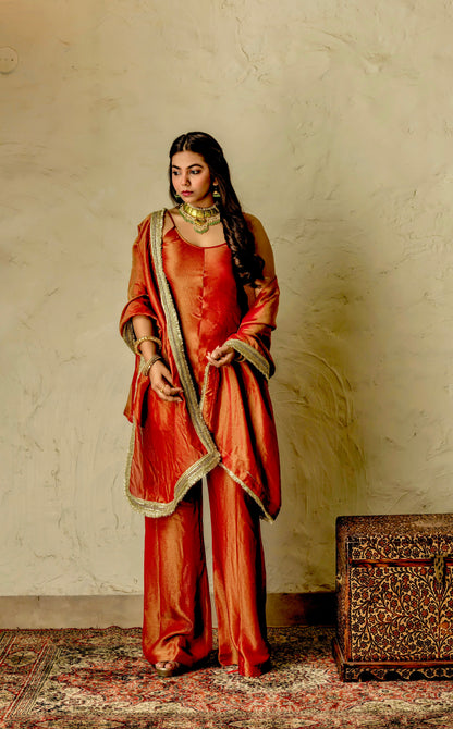 Jashn Red Suit Set