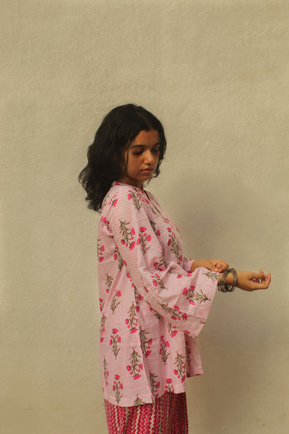 Utsav Farshi Salwar Set with Dupatta - Pink