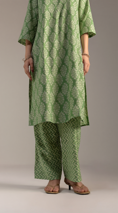 Verandah Green Kurta Set